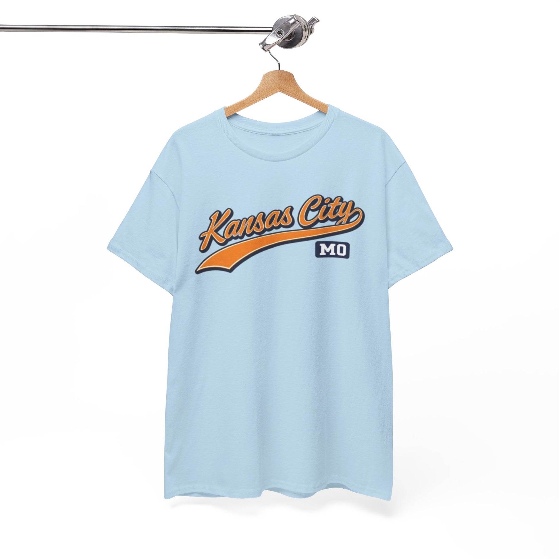 White Smoke Kansas City MO Retro Script T-Shirt - Vintage Sports Style Tee