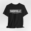 Black Nashville Tennessee T Shirt Vintage 90s Streetwear tee