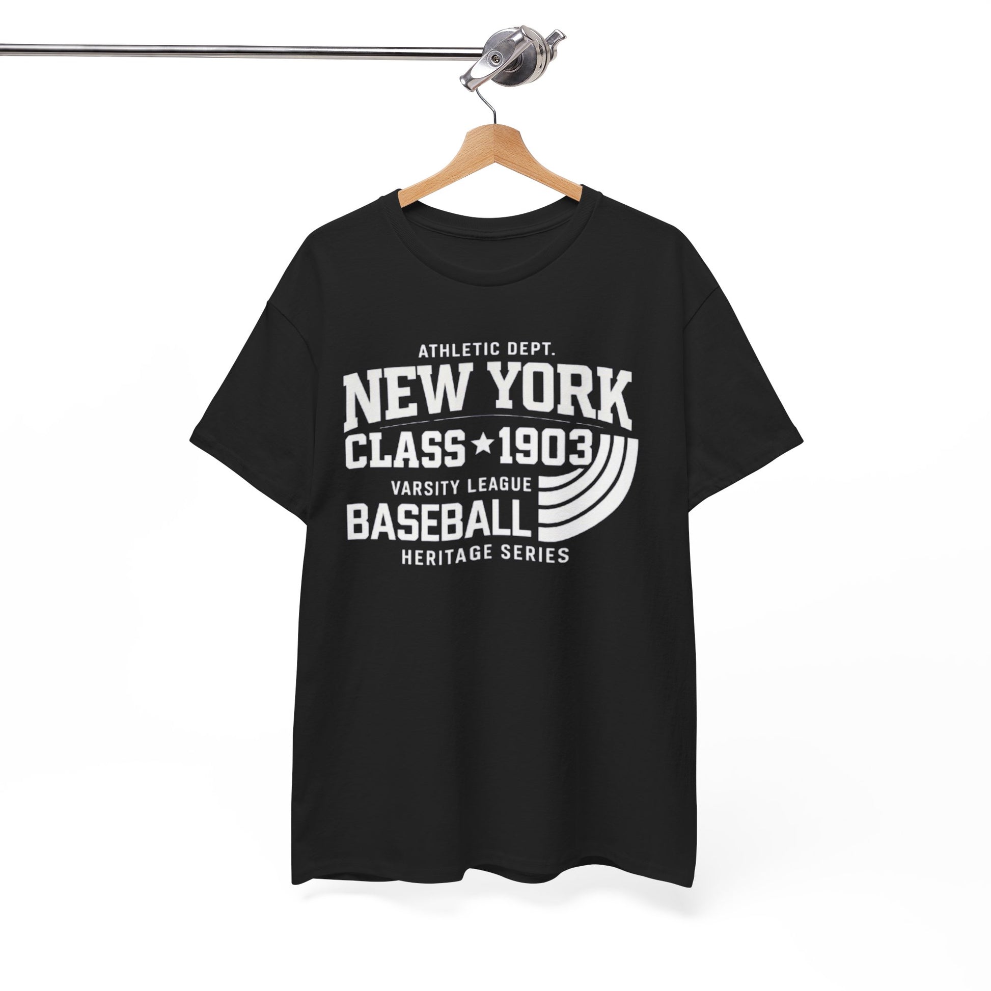 White Smoke New York Baseball T-Shirt – Athletic Dept Class 1903 Varsity tee