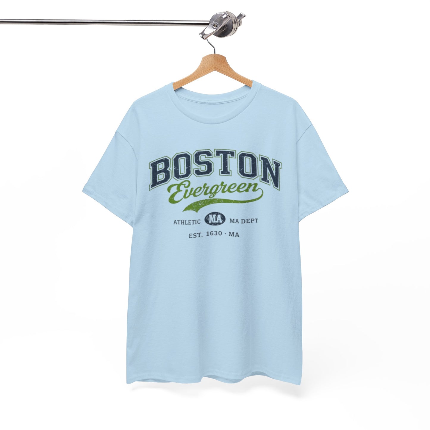 Boston Evergreen T-Shirt — Vintage Athletic City Tee