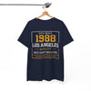 White Smoke 1988 Los Angeles Tee — Vintage City Built Graphic T-Shirt