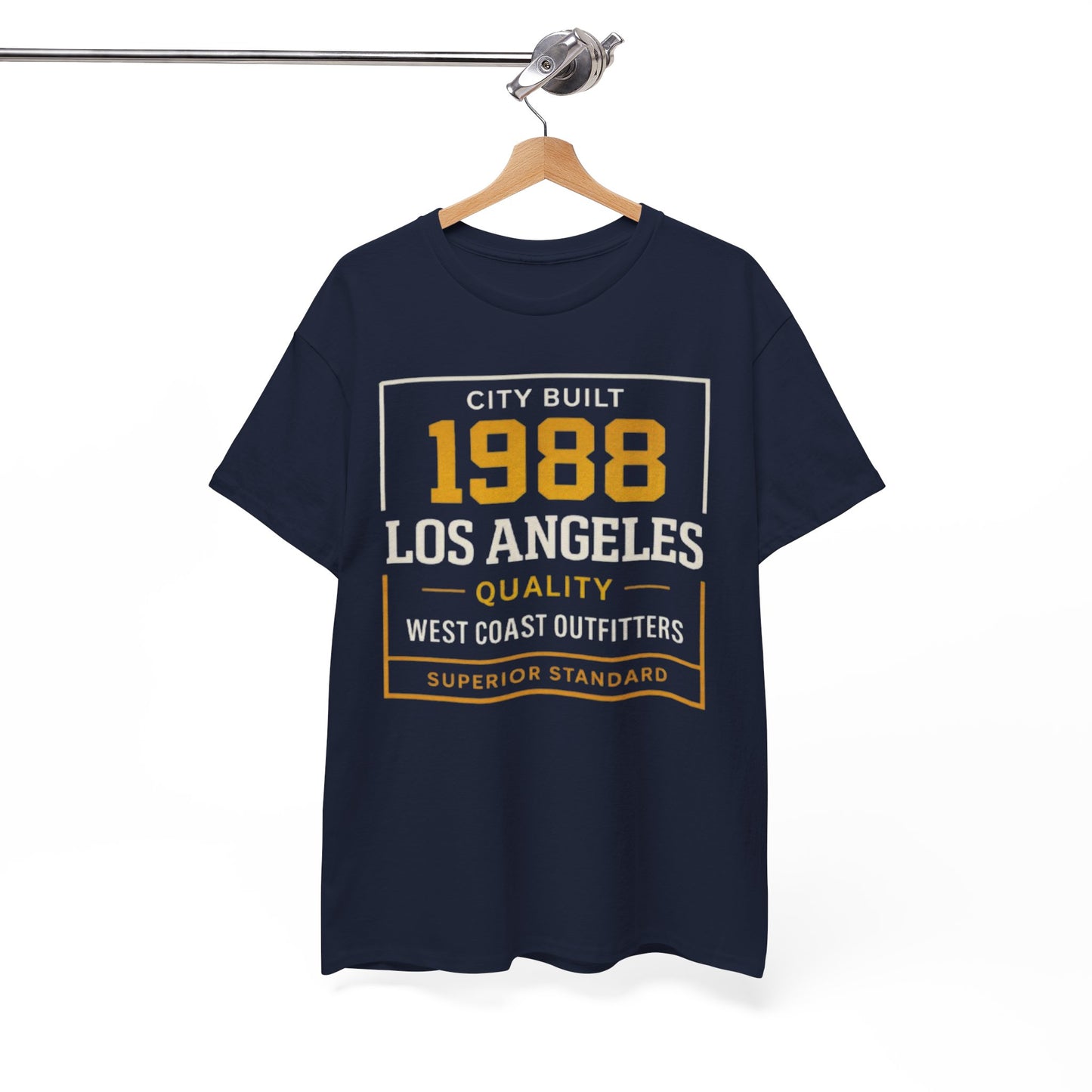 White Smoke 1988 Los Angeles Tee — Vintage City Built Graphic T-Shirt