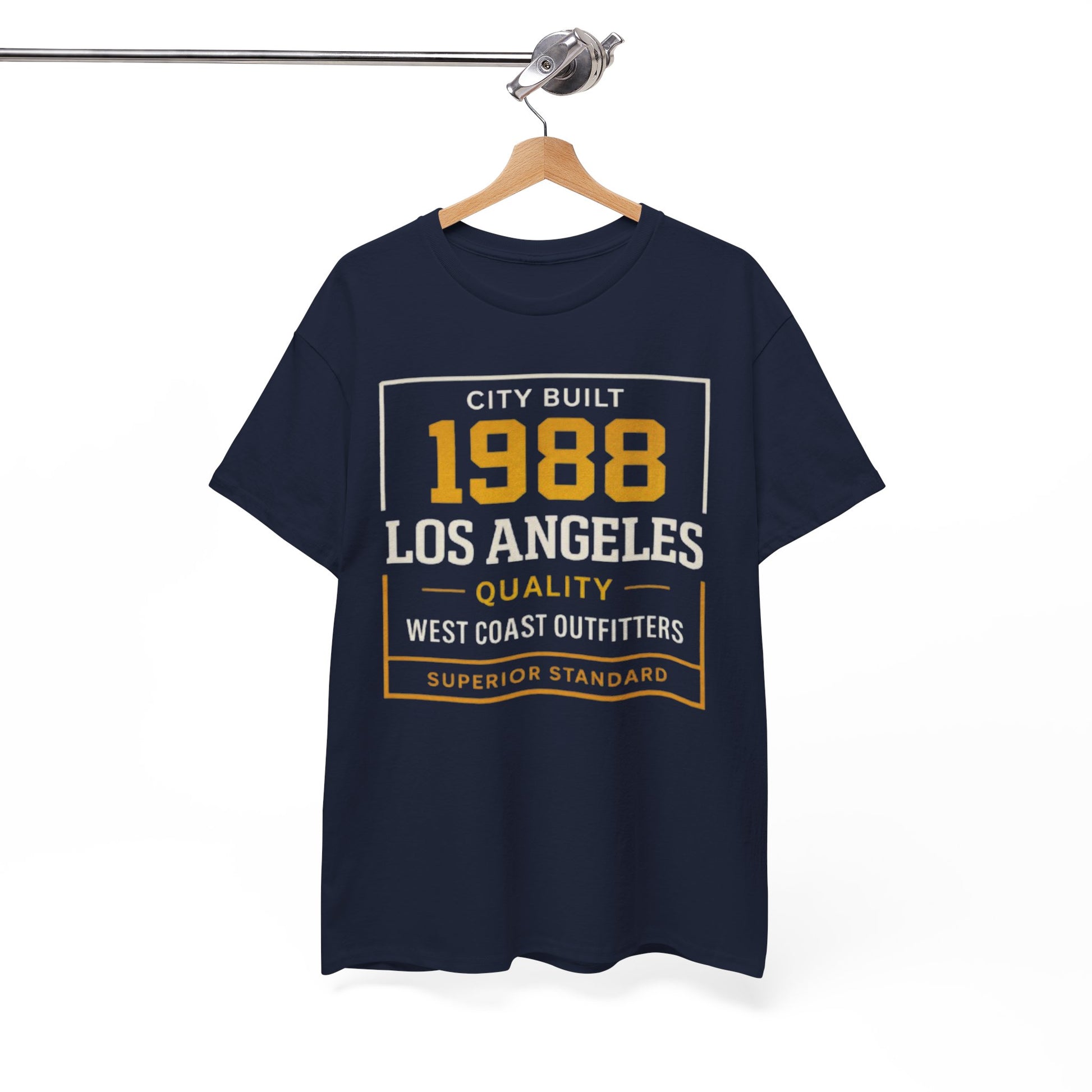 White Smoke 1988 Los Angeles Tee — Vintage City Built Graphic T-Shirt