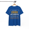 White Smoke 1988 Los Angeles Vintage Tee — West Coast Outfitters Retro Graphic T-Shirt