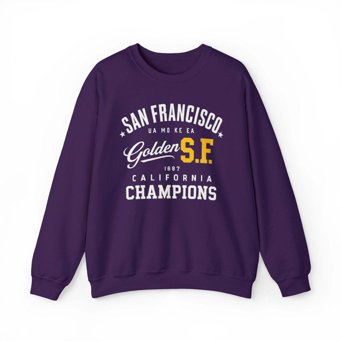 Dark Slate Gray San Francisco Golden SF Crewneck Sweatshirt – California City Champions Streetwear