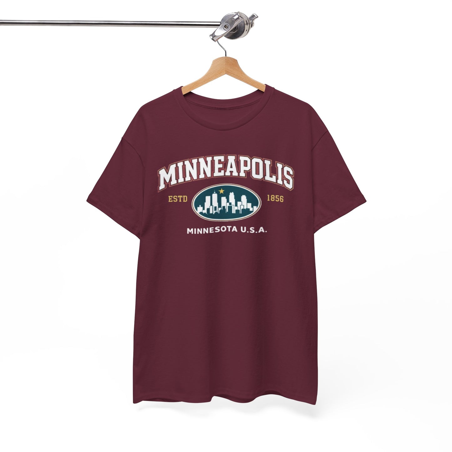 Minneapolis Skyline Tee — Minnesota U.S.A. City Graphic T-Shirt