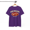 White Smoke New Orleans Crescent City T-Shirt — Vintage Est. 1718 Tee