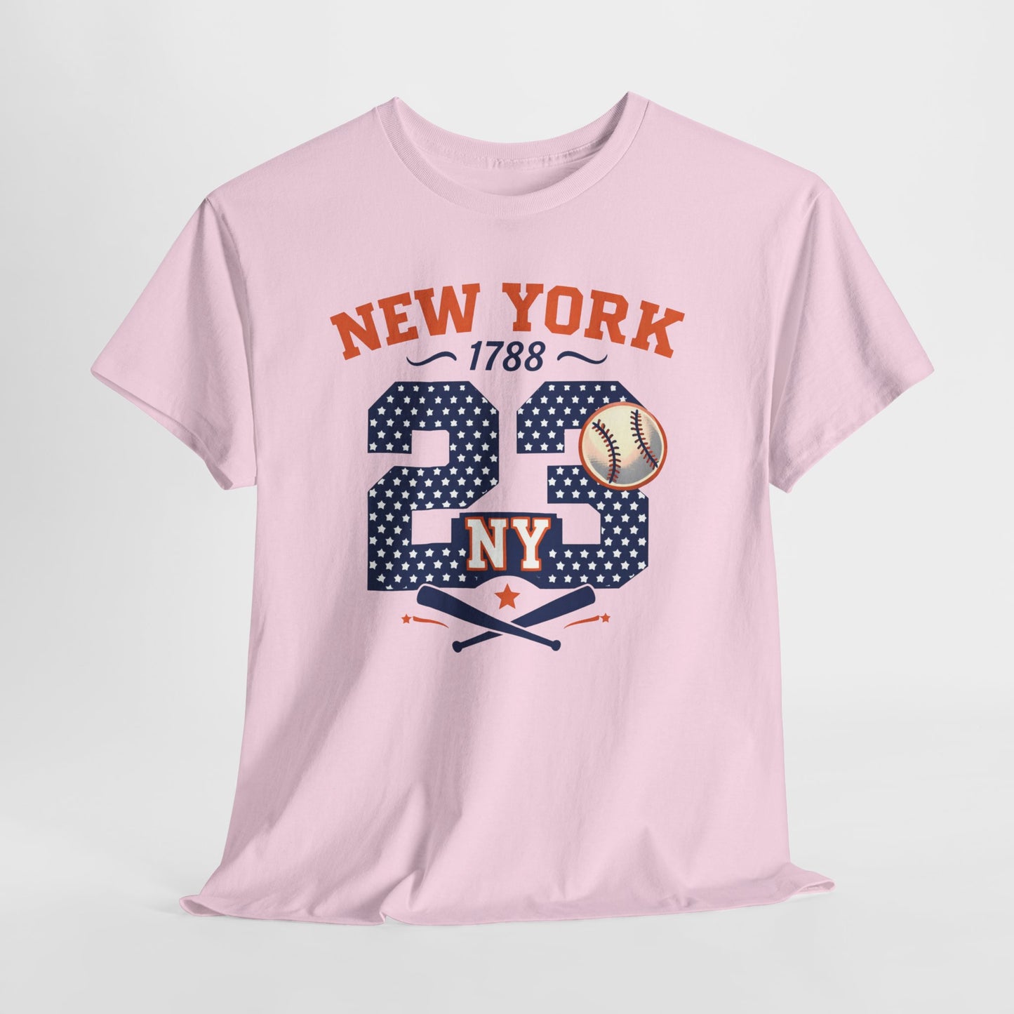 New York 23 Baseball T-Shirt — Vintage Team  Tee