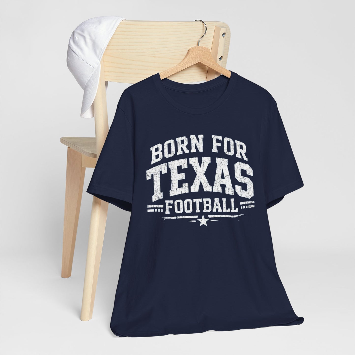 Dark Slate Gray Texas Football Shirt – Born for Texas Football Dallas Game Day T Shirt