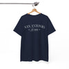 San Antonio Texas Vintage Script Tee — City  T-Shirt – sportswear style, game day outfit, image 1.0