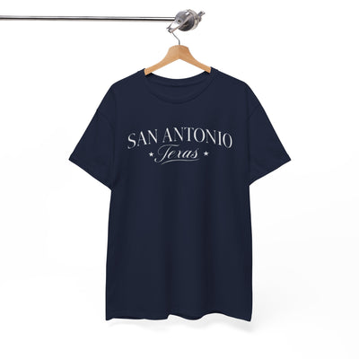 San Antonio Texas Vintage Script Tee — City  T-Shirt – sportswear style, game day outfit, image 1.0