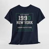 Lavender 1990 New York Tee — Vintage City Built Graphic T‑Shirt