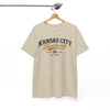 White Smoke Kansas City Heartland Tee — Vintage Midwest Est. 1850 Cotton Shirt