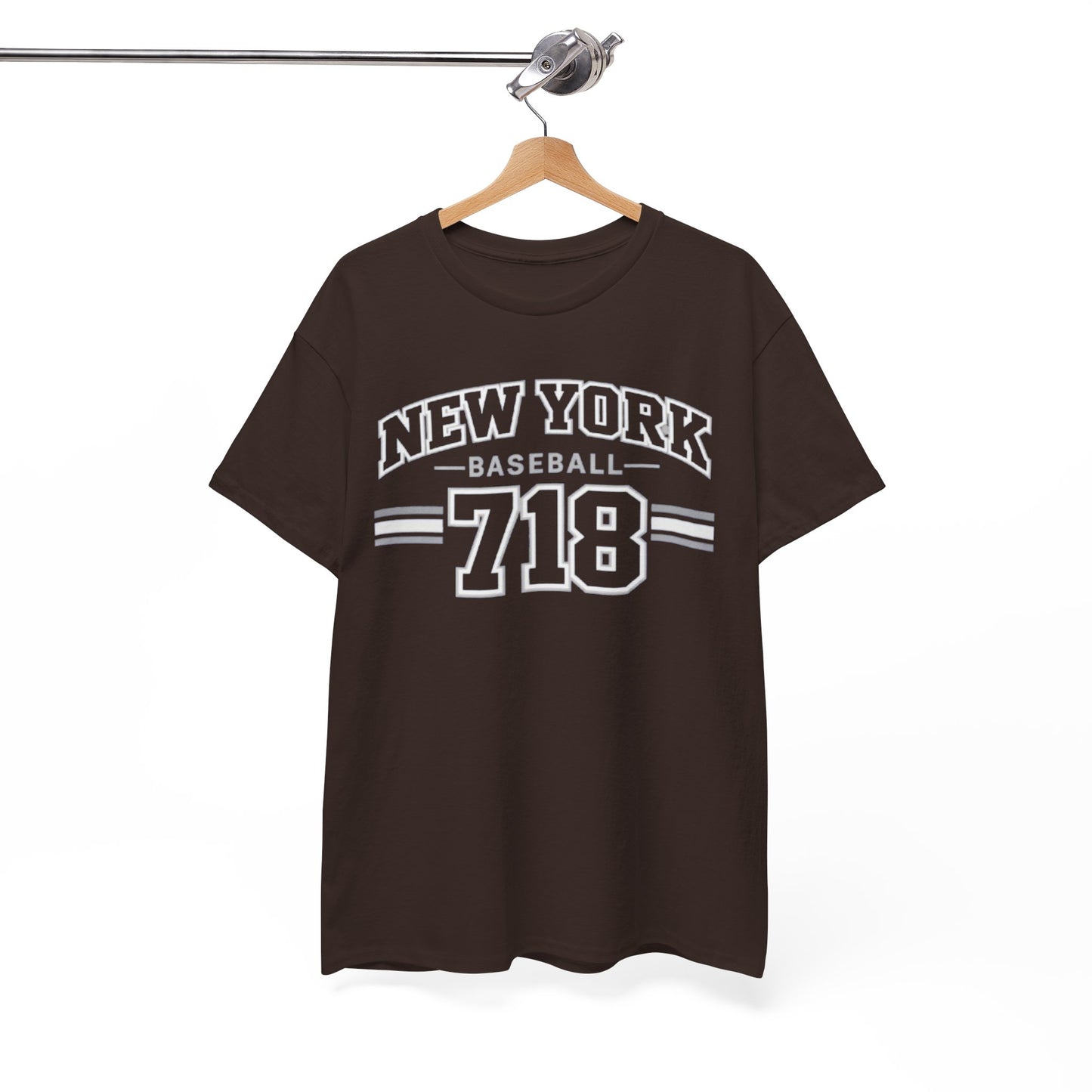 New York Baseball 718 Tee — Vintage City T‑Shirt
