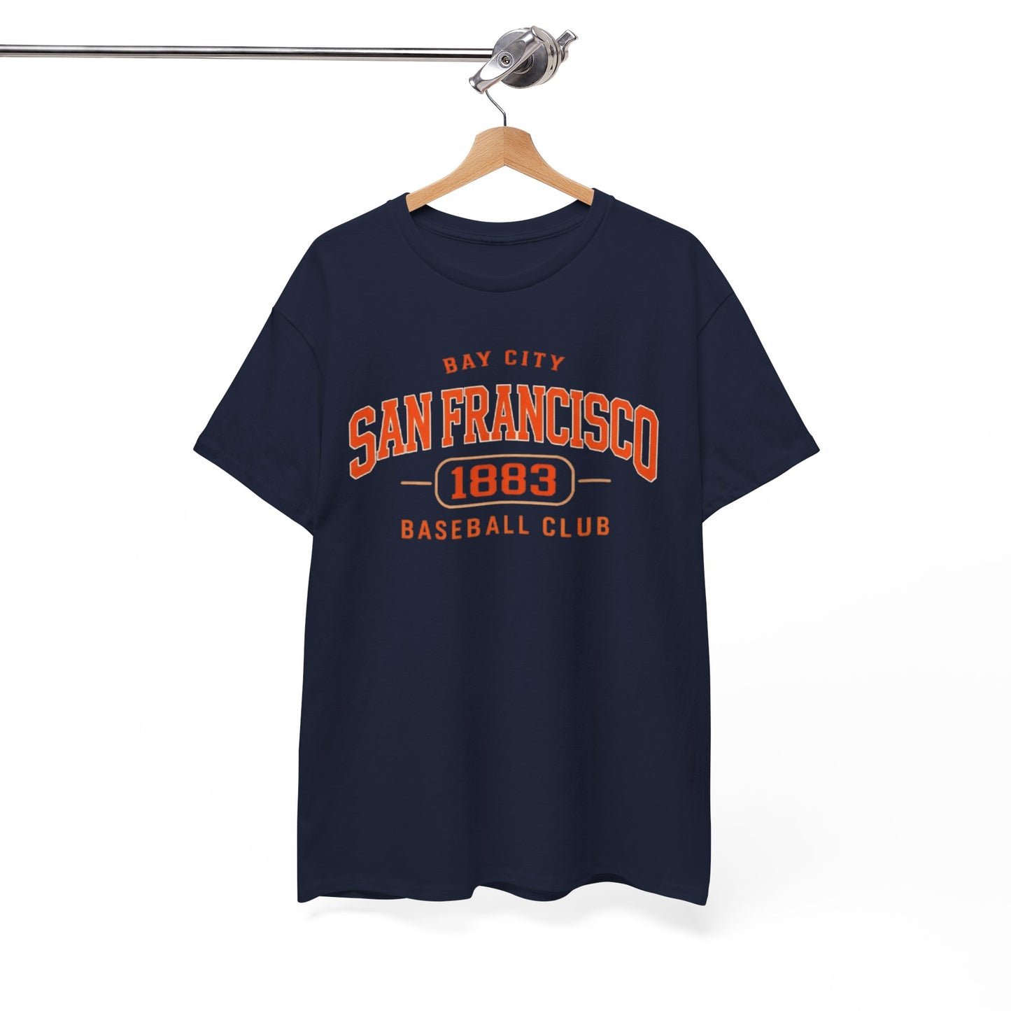 White Smoke San Francisco Bay City Baseball 1883 T Shirt – Vintage Athletic Streetwear Tee