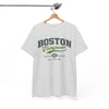White Smoke Boston Evergreen T-Shirt — Vintage Athletic City Tee