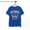 White Smoke San Francisco Basketball Champions Graphic T-Shirt – California City Streetwear Tee