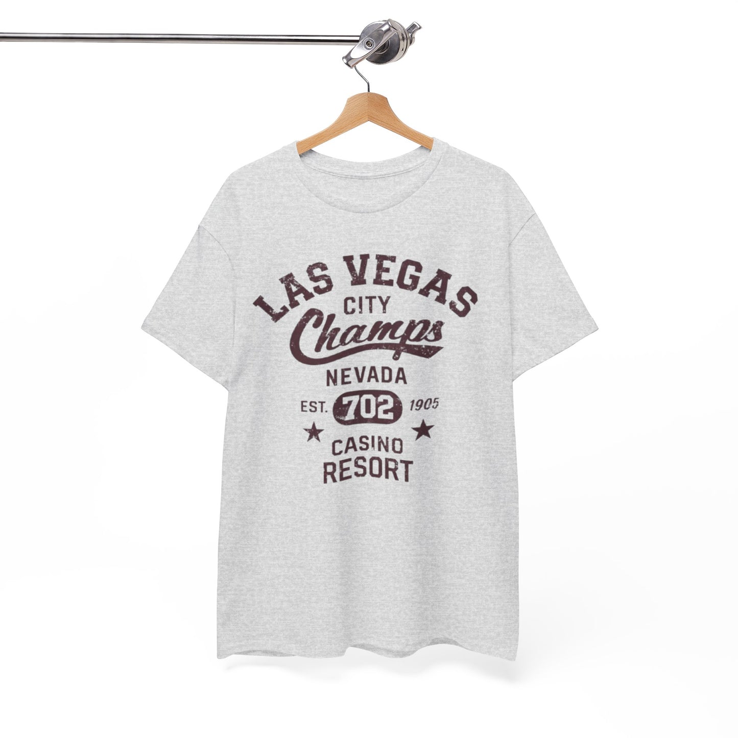 White Smoke Las Vegas Champs Tee — Vintage Casino Resort Graphic T-Shirt