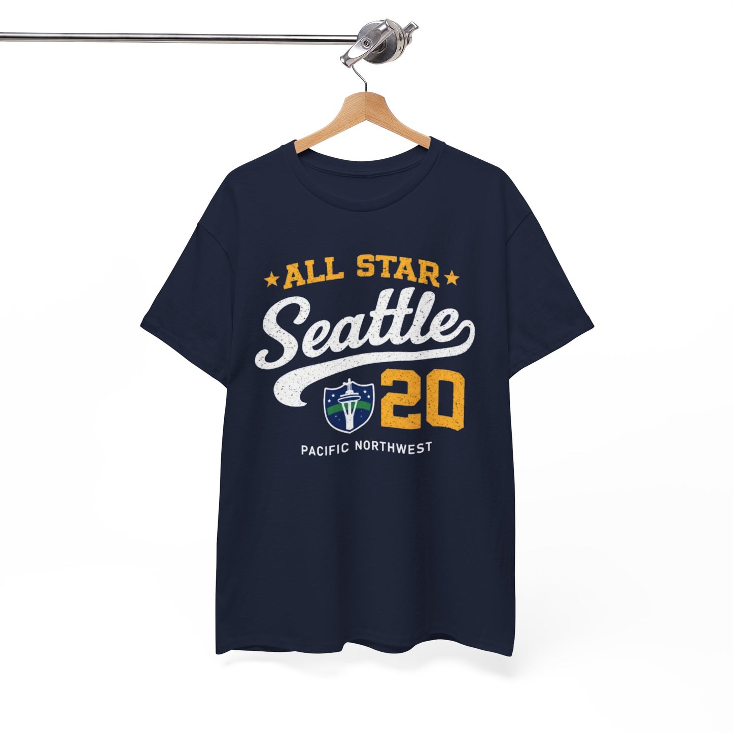 Seattle All Star 20 T‑Shirt — Pacific Northwest Vintage Sports Tee