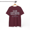 White Smoke San Francisco Golden State Heritage T-Shirt – 1848 City Streetwear Graphic Tee