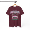 White Smoke San Francisco Basketball Champions Graphic T-Shirt – California City Streetwear Tee