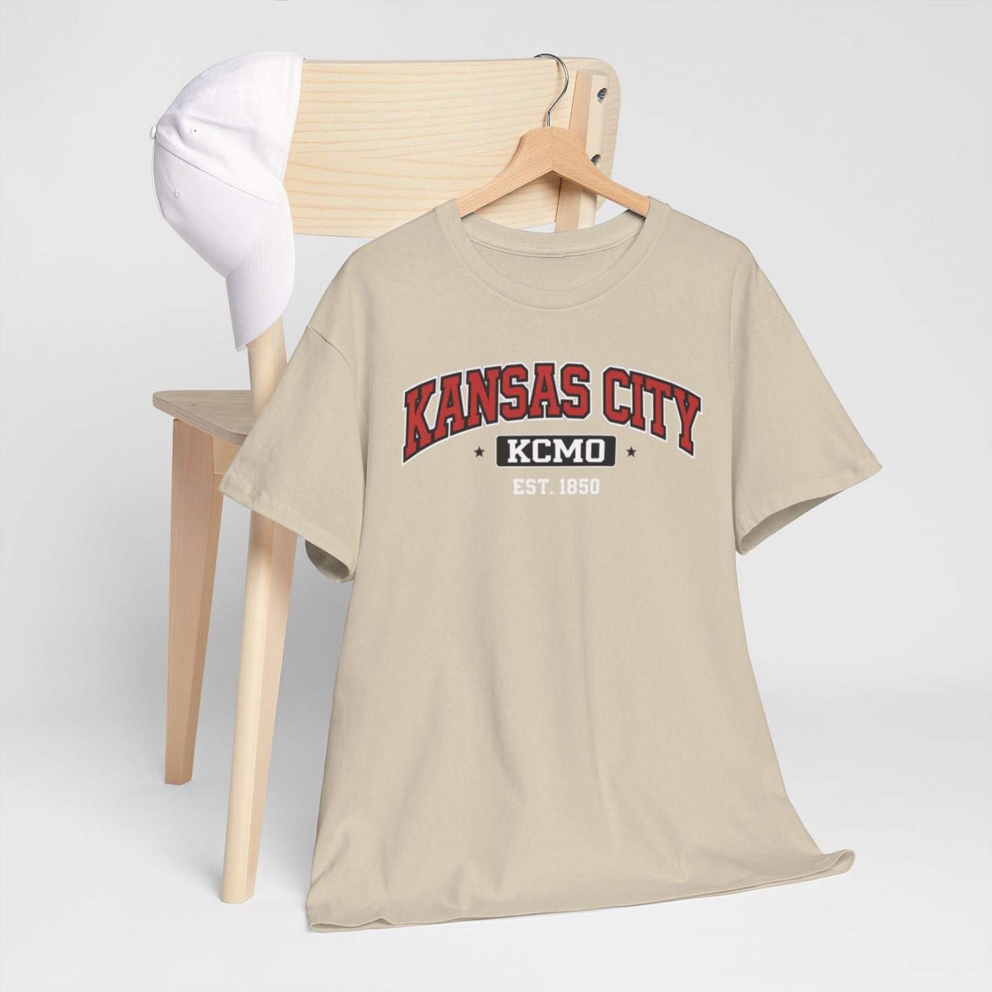 Gray Kansas City KCMO Arc T-Shirt — City Tee
