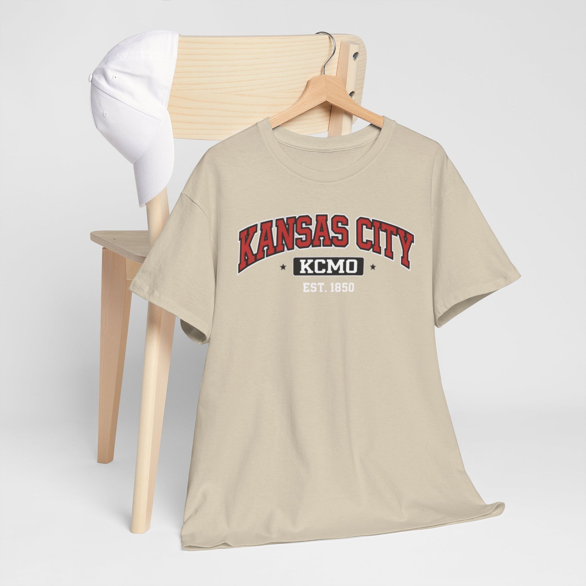 Gray Kansas City KCMO Arc T-Shirt — City Tee