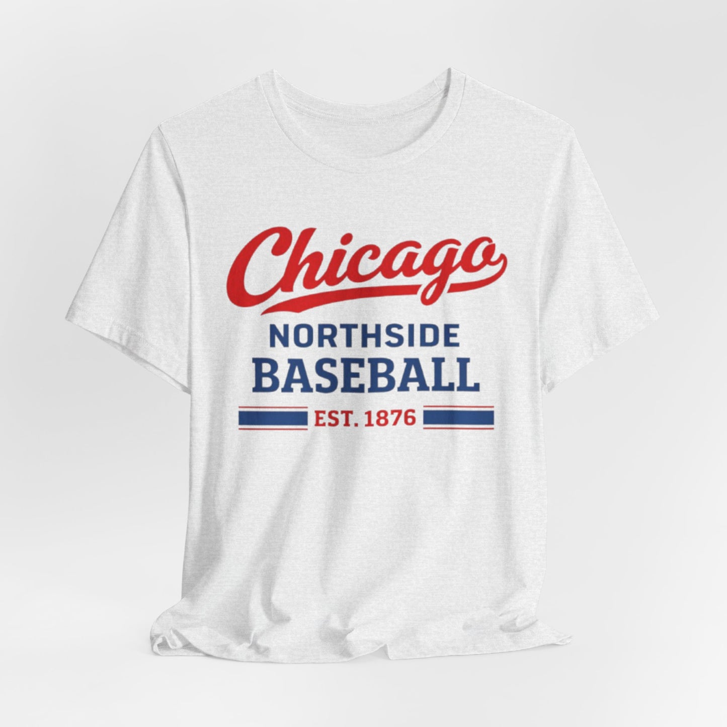 Lavender Chicago Northside Baseball Tee — Est. 1876 Vintage Sports T‑Shirt