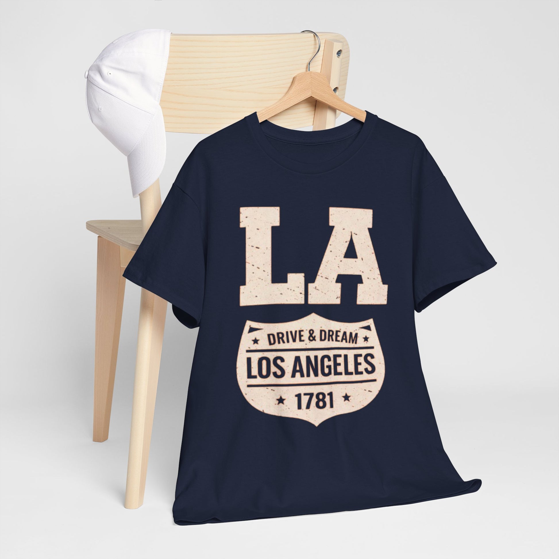 Lavender Los Angeles Drive and Dream T-Shirt – Oversized West Coast Streetwear City Tee