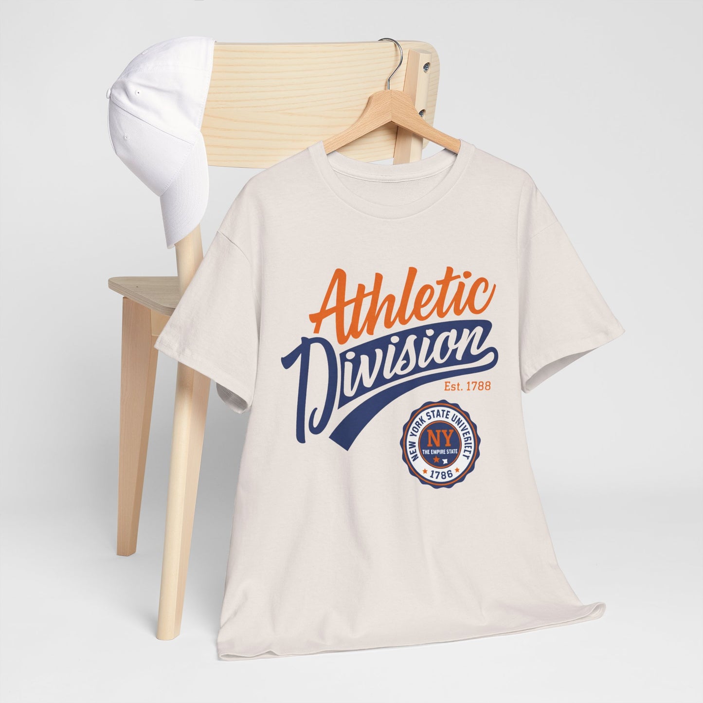 Athletic Division NY Vintage Graphic Tee collegiate style t-shirt