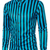 White Smoke Autumn New Arrival Men's Stylish Striped Long Sleeve Shirt, Slim Fit Casual Top