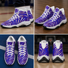 Buffalo Bills Zubaz Men's High Top Basketball Shoes – Red Blue White Zebra Game Day Style