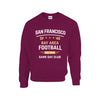 Brown Athletic Aesthetic San Francisco football Sweatshirt   |Gildan 18000