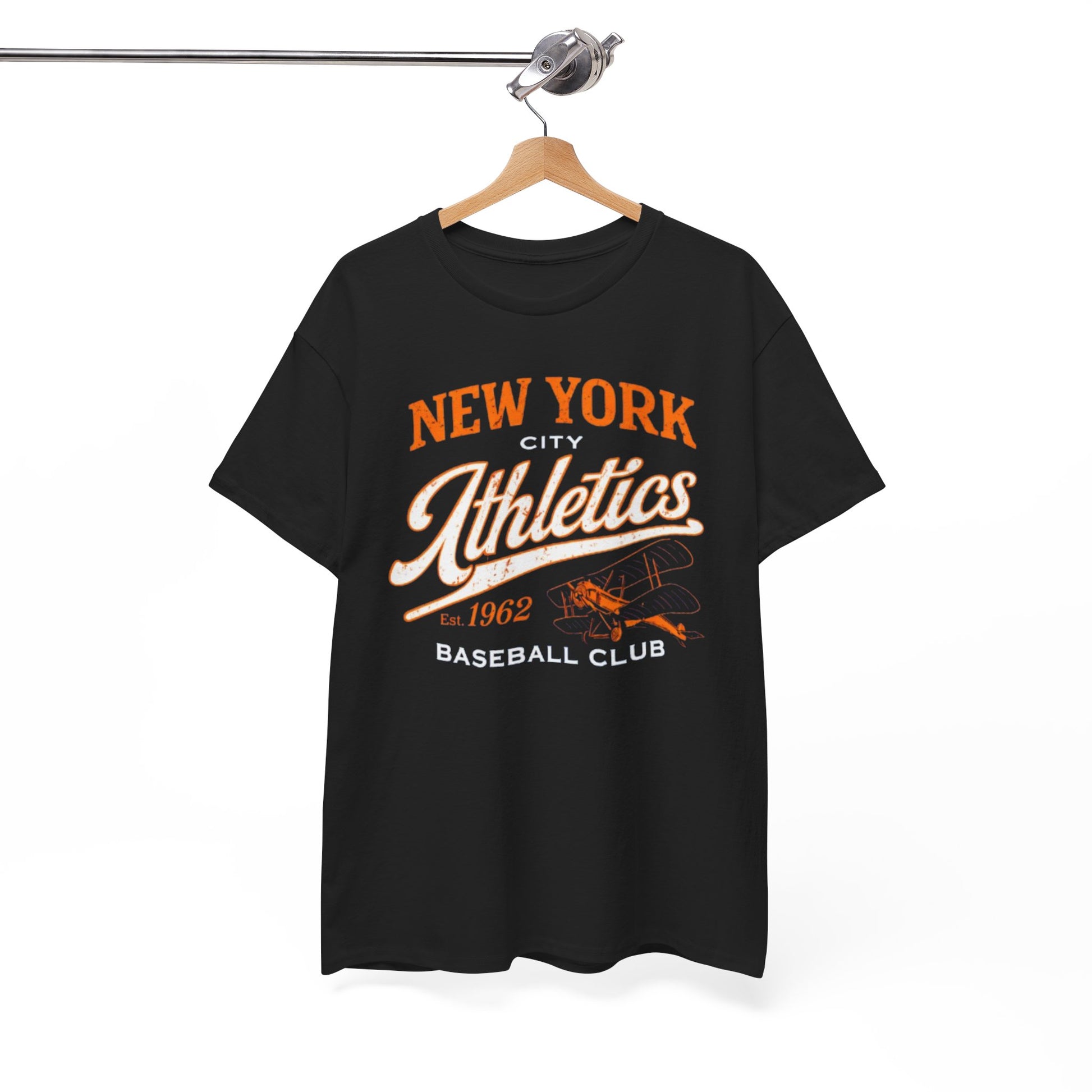 White Smoke New York City Athletics Baseball Club T-Shirt — Retro 1962 Vintage Sports Tee