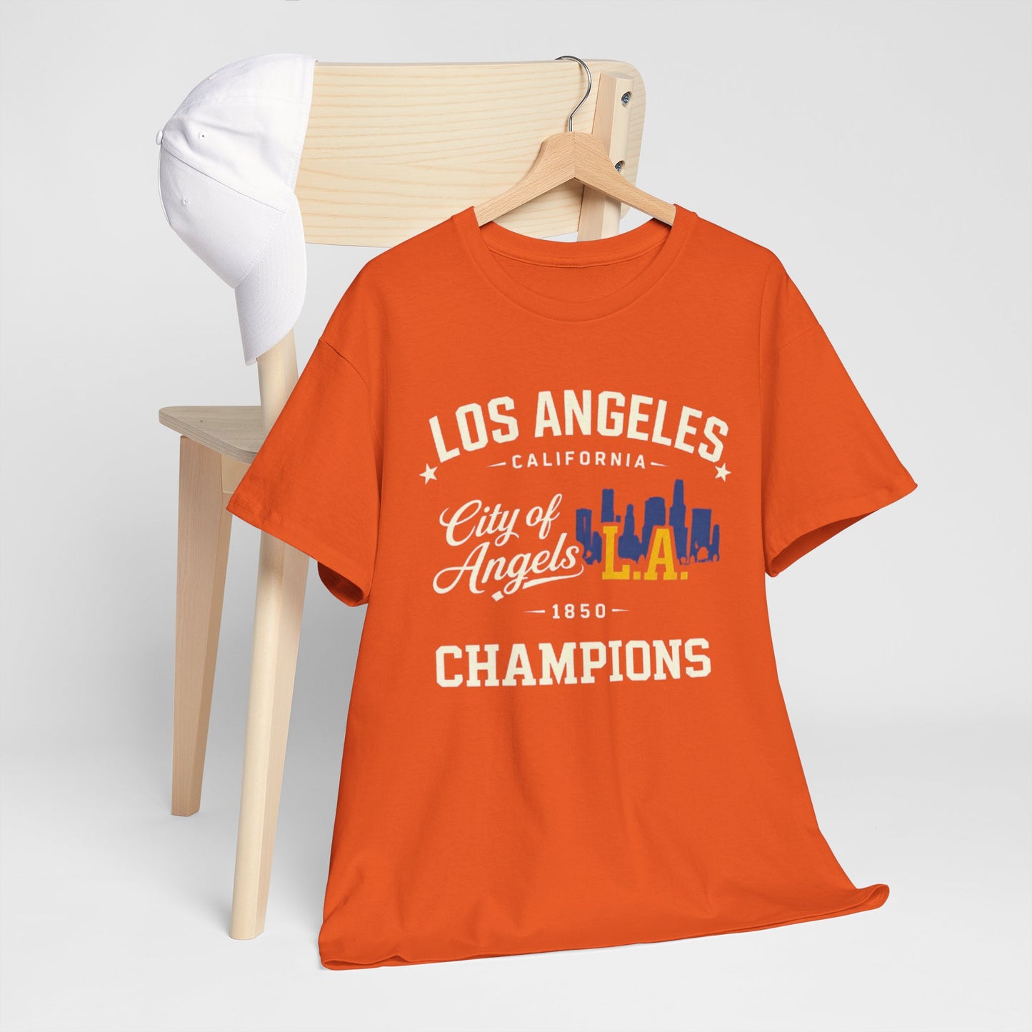 Lavender Los Angeles City of Angels L.A. Champions T-Shirt