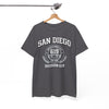 White Smoke San Diego 619 Division Graphic Tee — Retro City T-Shirt