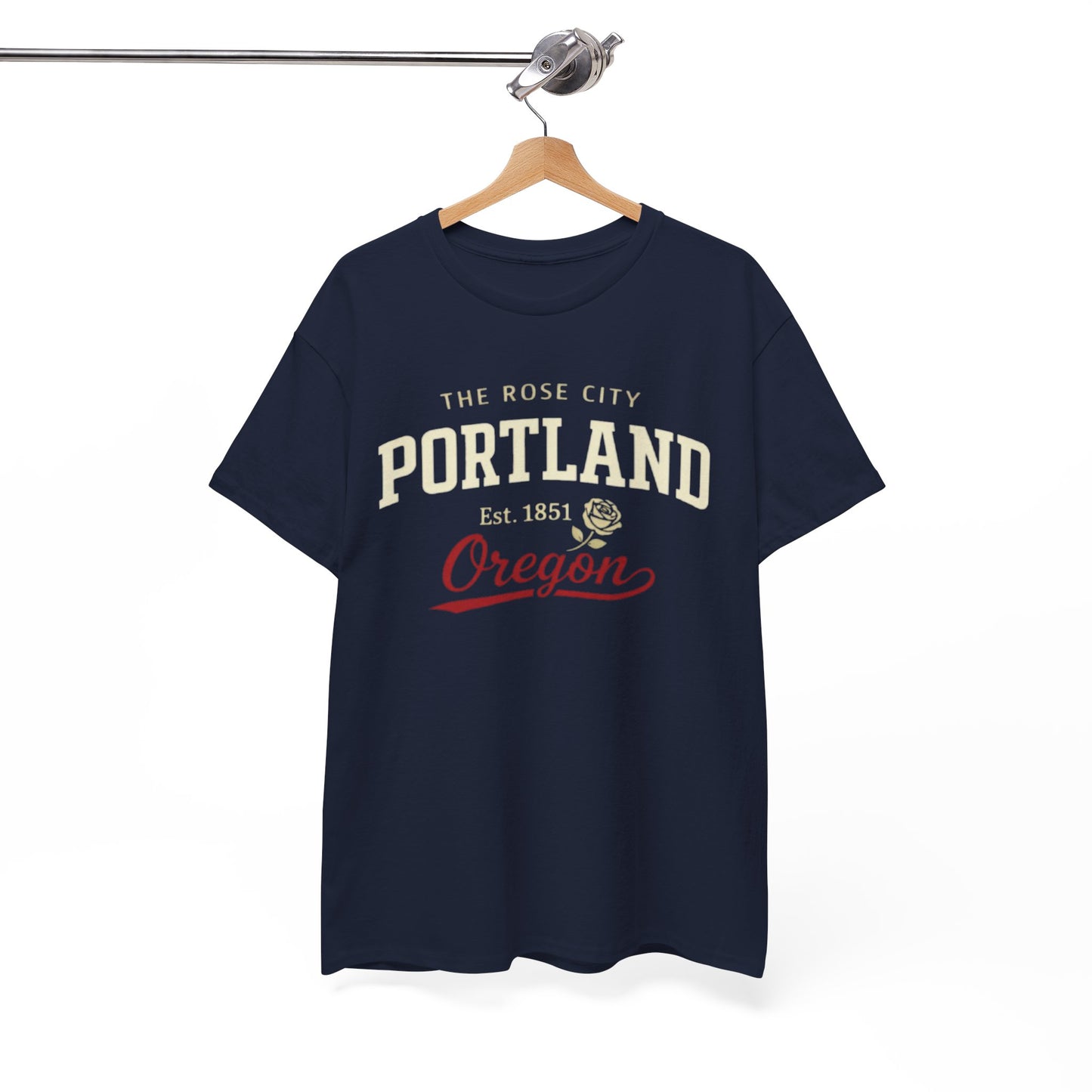 Portland Oregon T-Shirt — The Rose City Est. 1851 Vintage Tee