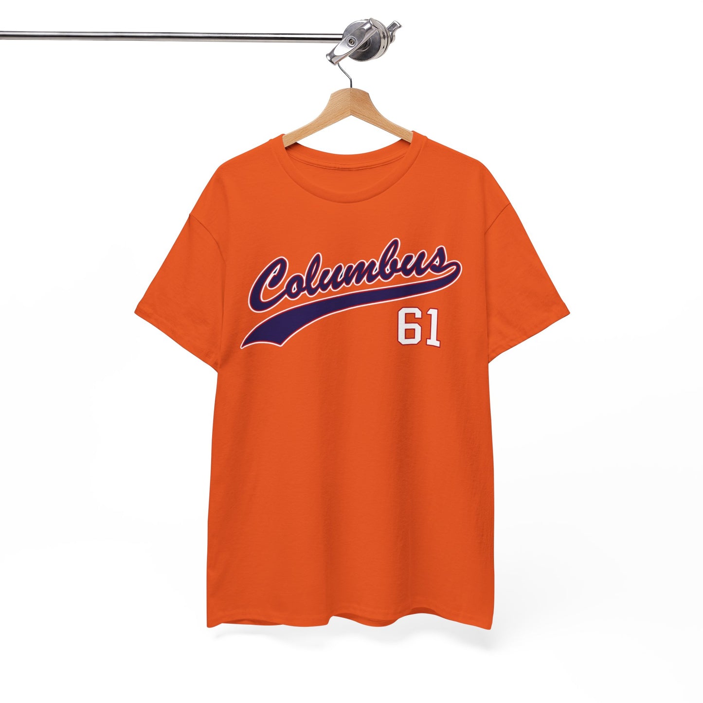 White Smoke Columbus 61 Baseball Tee