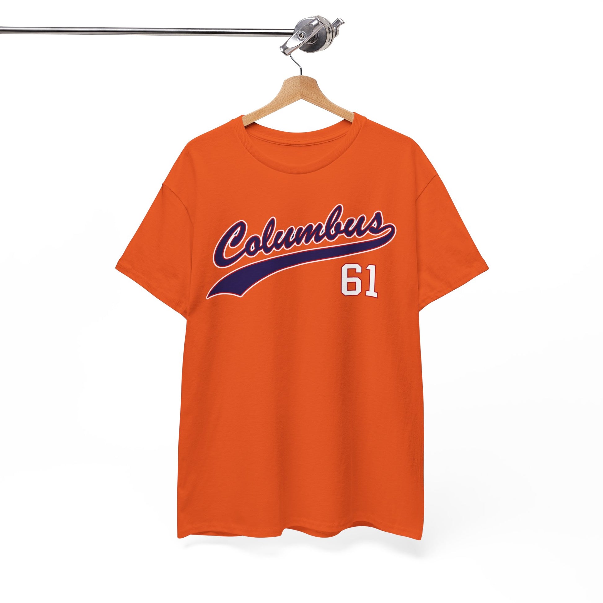 White Smoke Columbus 61 Baseball Tee