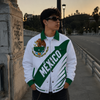Chaqueta México Verde y Blanca Estilo Streetwear Retro – Fashion Game Day Jacket