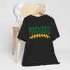 Dark Slate Gray Packers Football Tee — Vintage Green & Gold Gridiron Design