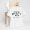 Lavender Charlotte, North Carolina USA Tee — Vintage Collegiate City T‑Shirt