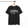 White Smoke Columbus Ohio Retro Graphic Tee — Vintage City Script T-Shirt