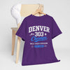 Lavender Denver 303 Champs T‑Shirt — Mile High Division Graphic Tee