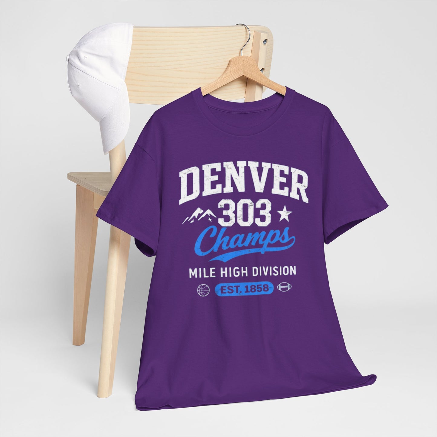Denver 303 Champs T‑Shirt — Mile High Division Graphic Tee