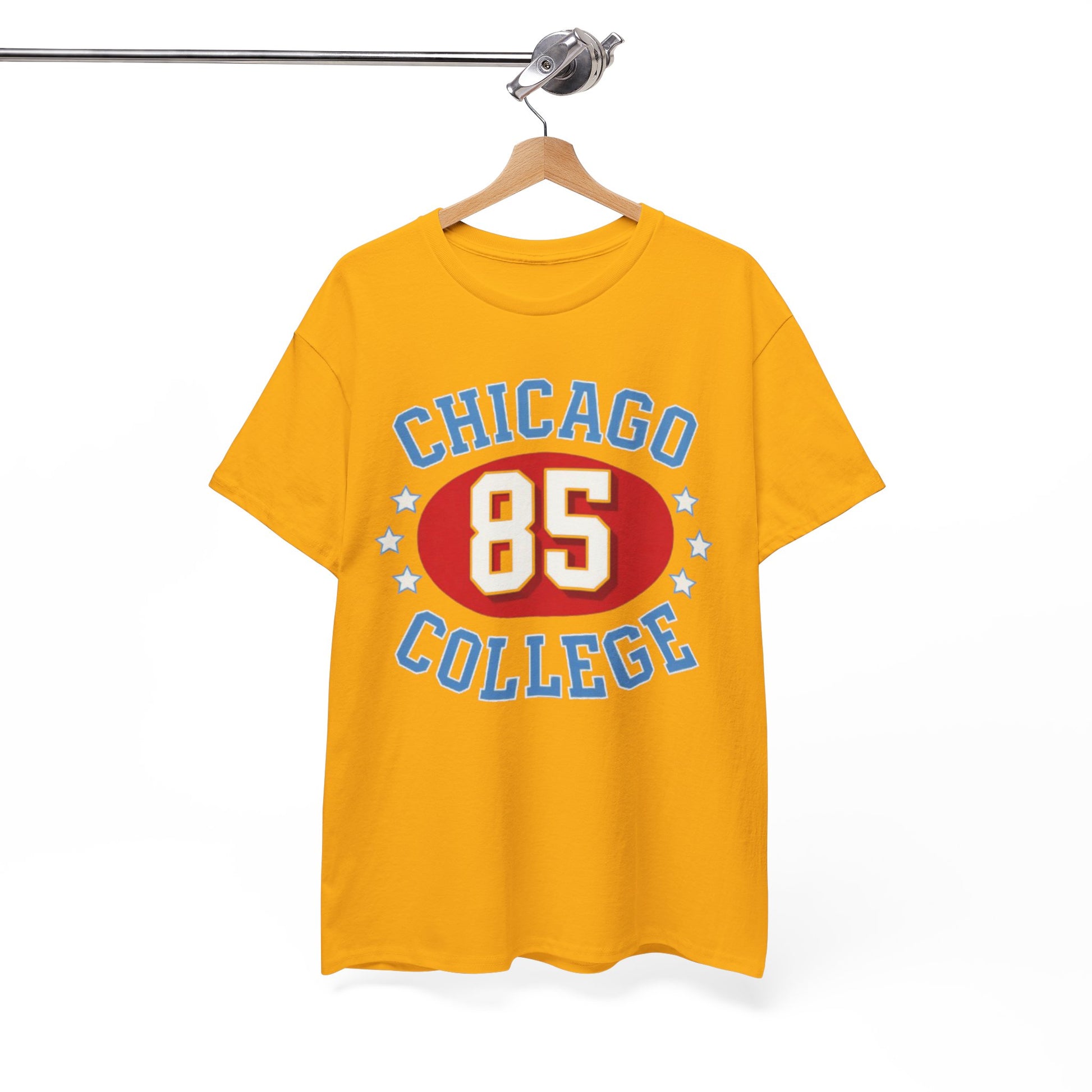 White Smoke Chicago College 85 Vintage Sports Tee