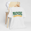 Lavender Packers Football Tee — Vintage Green & Gold Gridiron Design