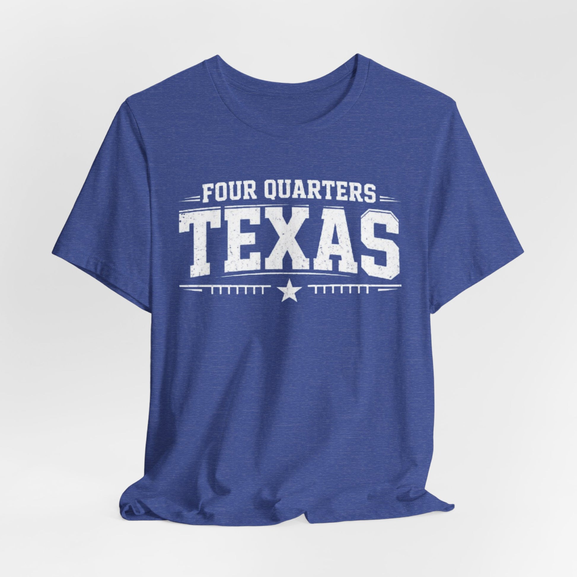 Dark Slate Blue Texas Football Shirt – Four Quarters Texas Dallas Game Day T Shirt