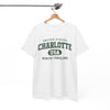 White Smoke Charlotte, North Carolina USA Tee — Vintage Collegiate City T‑Shirt