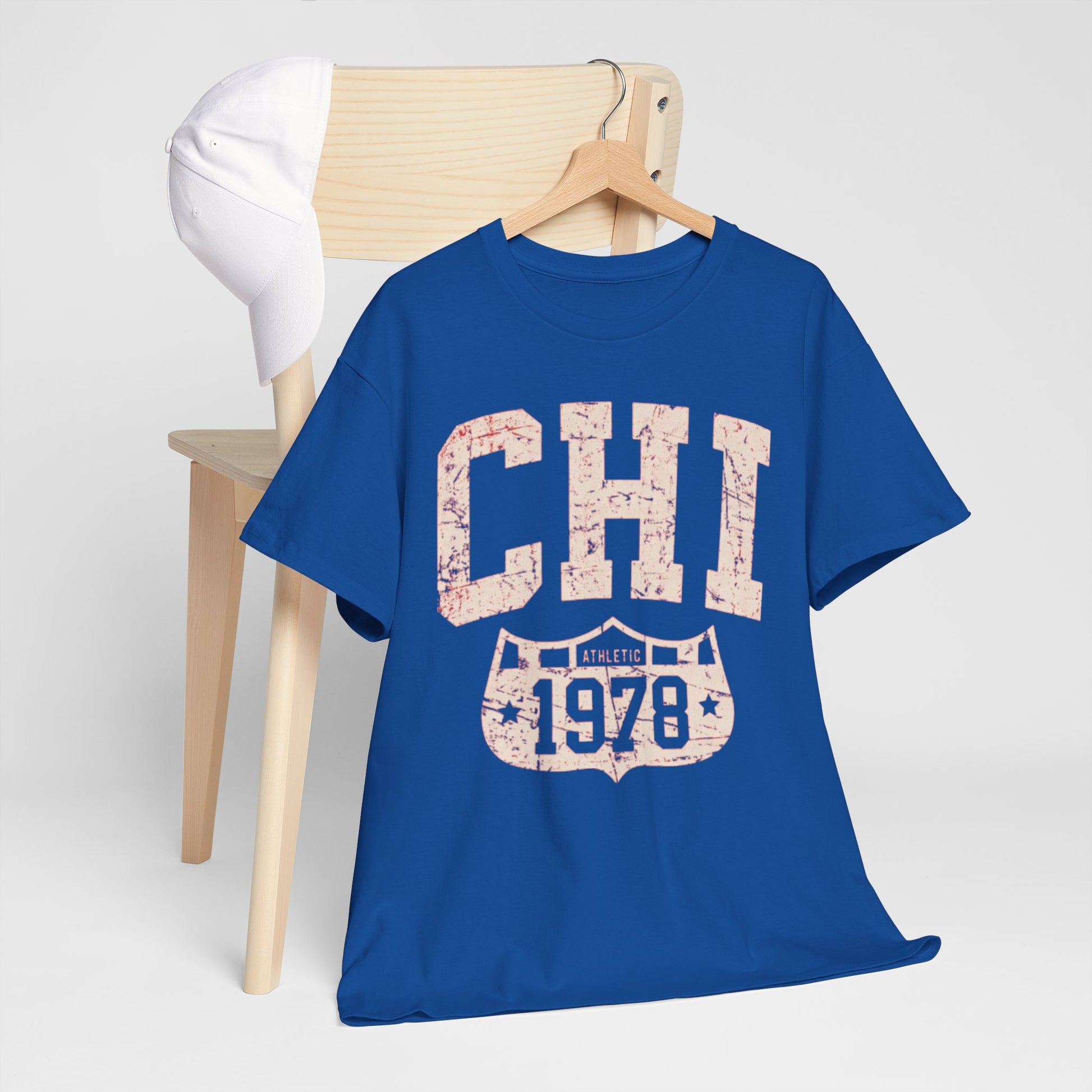 Lavender CHI Athletic 1978 T-Shirt – Chicago Streetwear Vintage Sports Tee